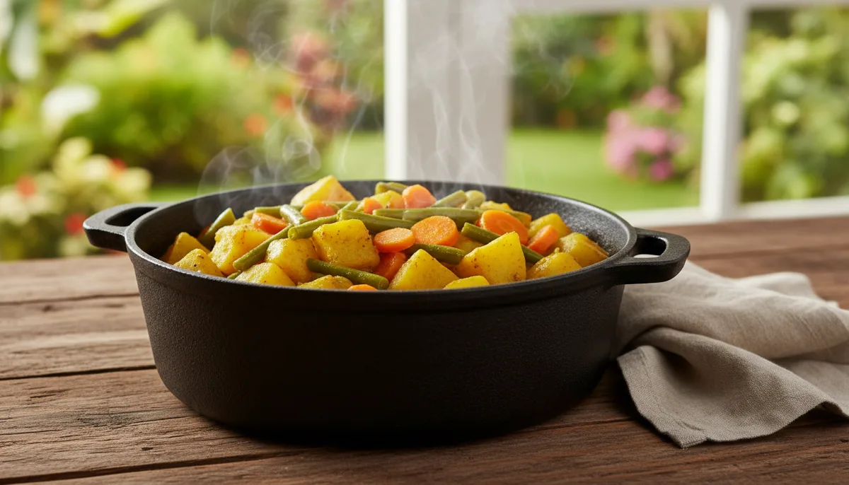 Recette réunionnaise goutanou : le cari végétarien typique du 974